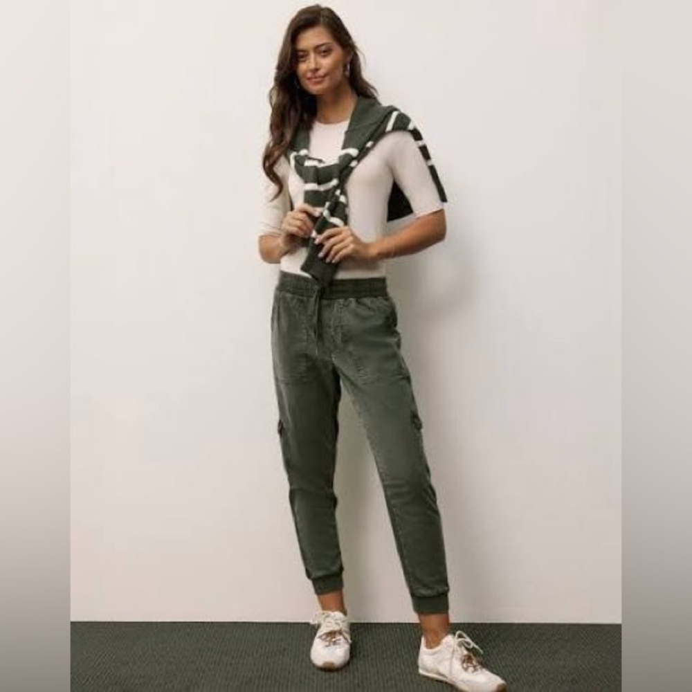 SPLENDID Jessie denim jogger large army geen